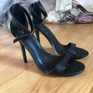 Black high heels